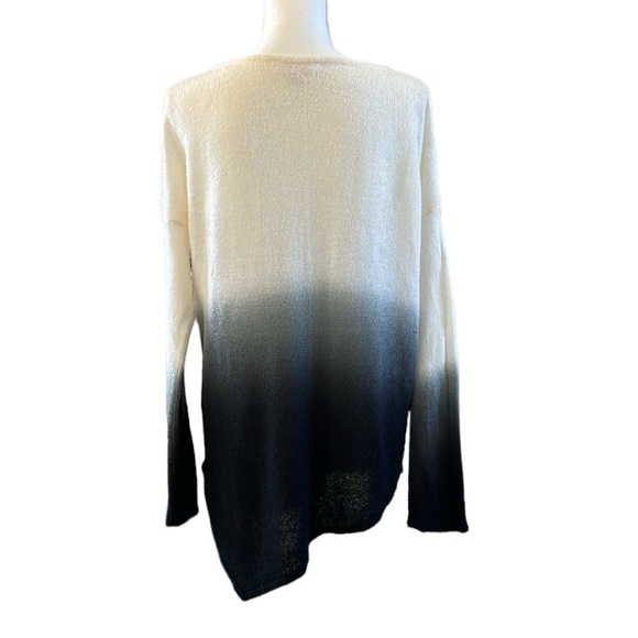 Vince Camuto Free w/$35 Bundle Ombre Knit Asymmetrical Hem Dolman Sleeve Sz L - Picture 7 of 9